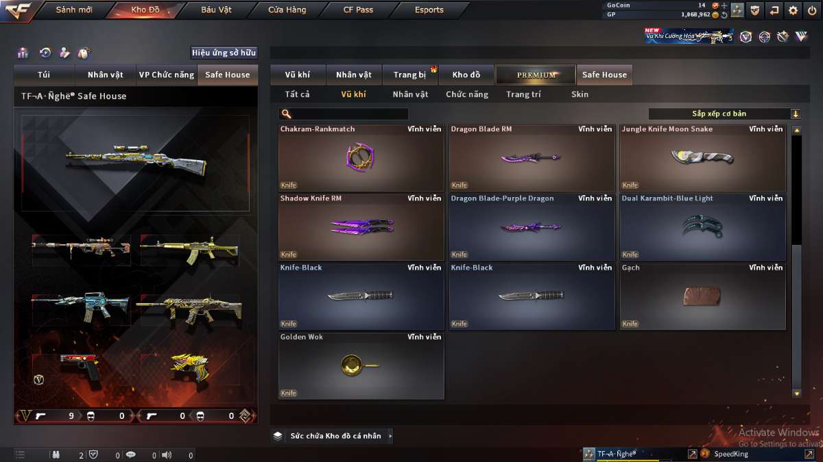 shop acc cf uy tin gia re